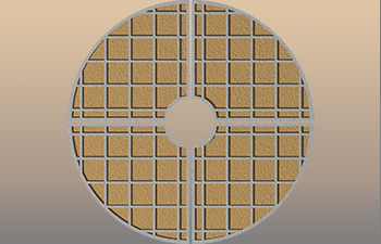 Schematic of a four-quadrant Backscattered electron detector