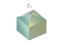 Schematic of a Vickers indentation probe.