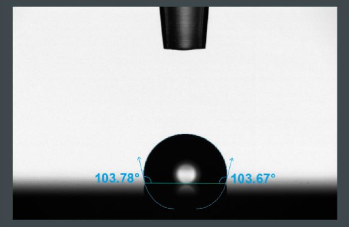 Plasma Treated protocol sessle drop analysis