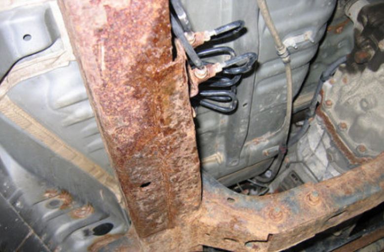 truck rot example corrosion damage