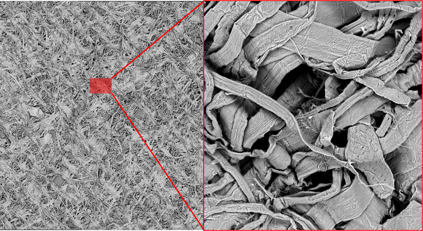 Automated image mapping for fiber analysis with the Phenom desktop SEM