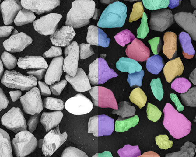 Particle size analysis with tabletop SEM