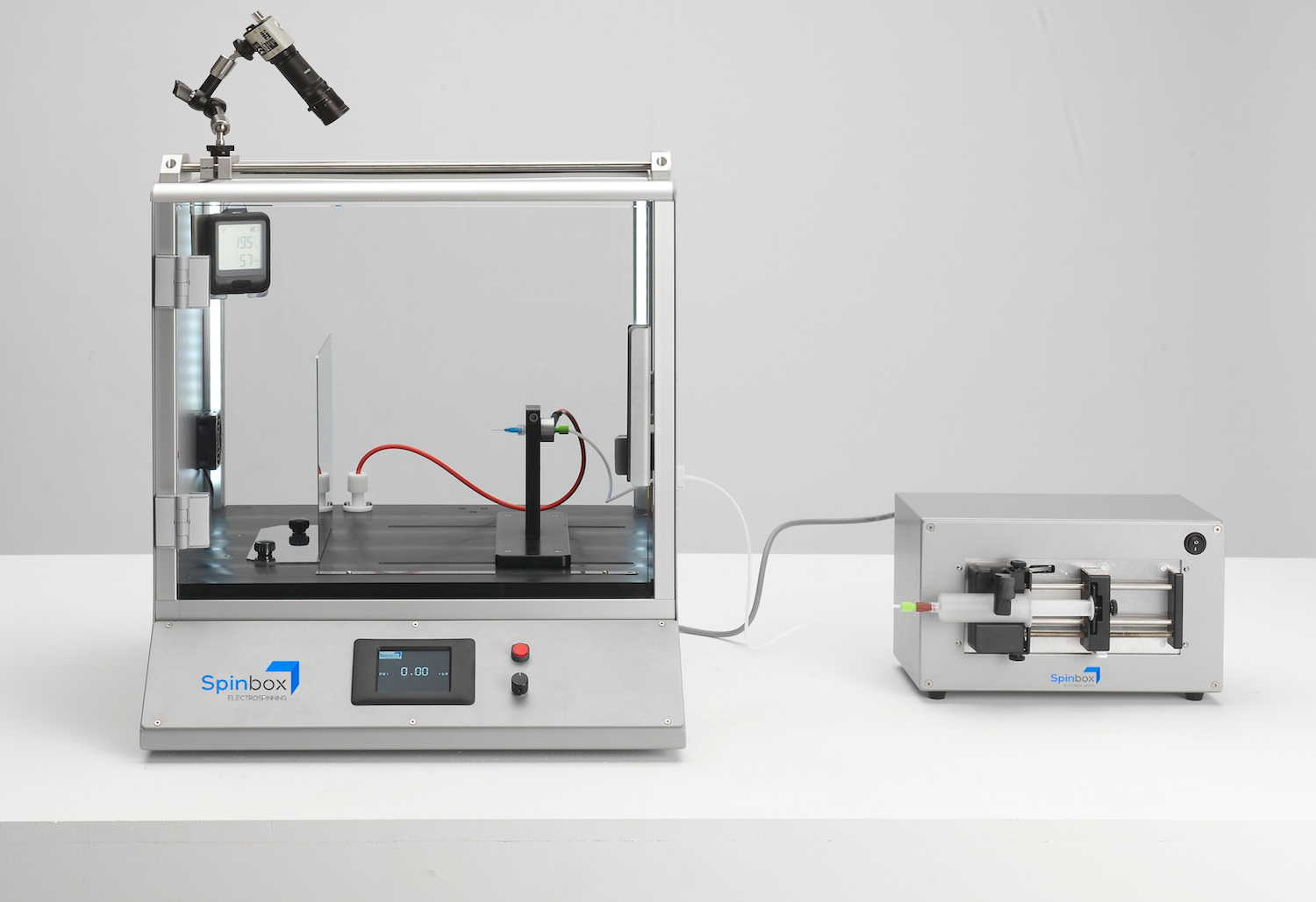 Spinbox electrospinner basic system