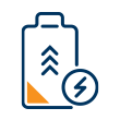 Icon of a battery depicting electrochemical products at Nanoscience Instruments