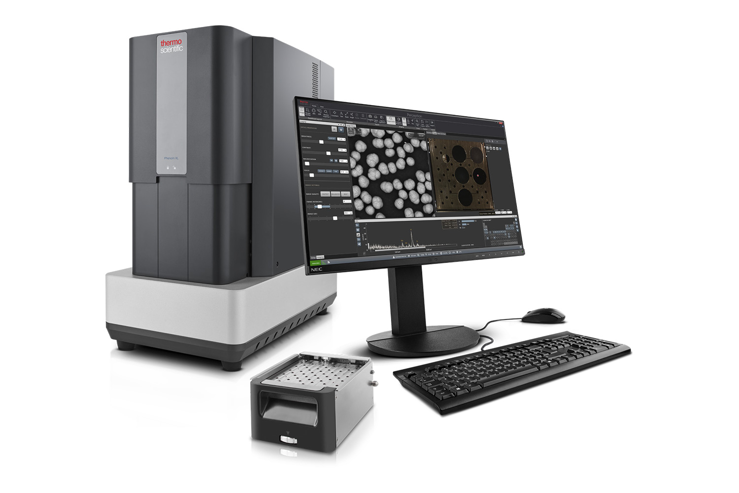 Image of the Phenom XL Battery package that is designed for automated analysis of battery materials