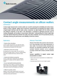 Wafer Theta Rotation Attension Theta Wafer Stage Brochure | Nanoscience Instruments