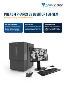 Phenom Pharos Desktop SEM Brochure | Nanoscience Instruments